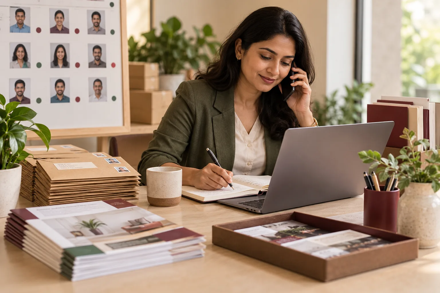 Editorial illustration for Direct marketing