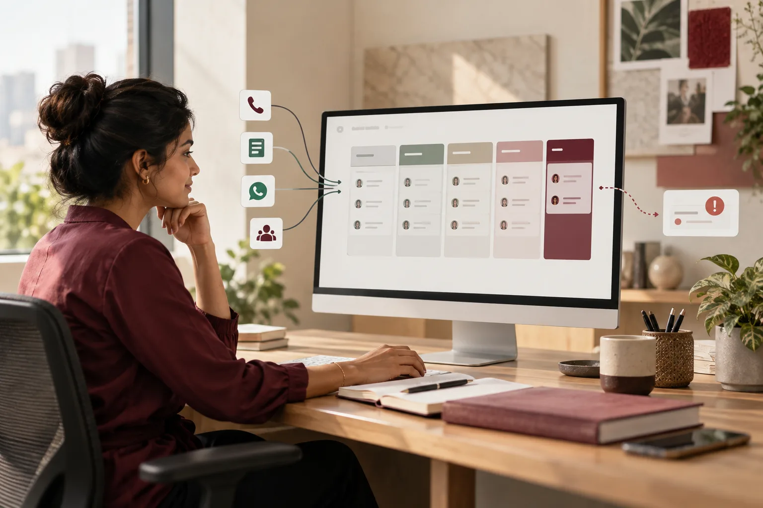 Editorial illustration for Lead capture and lifecycle management
