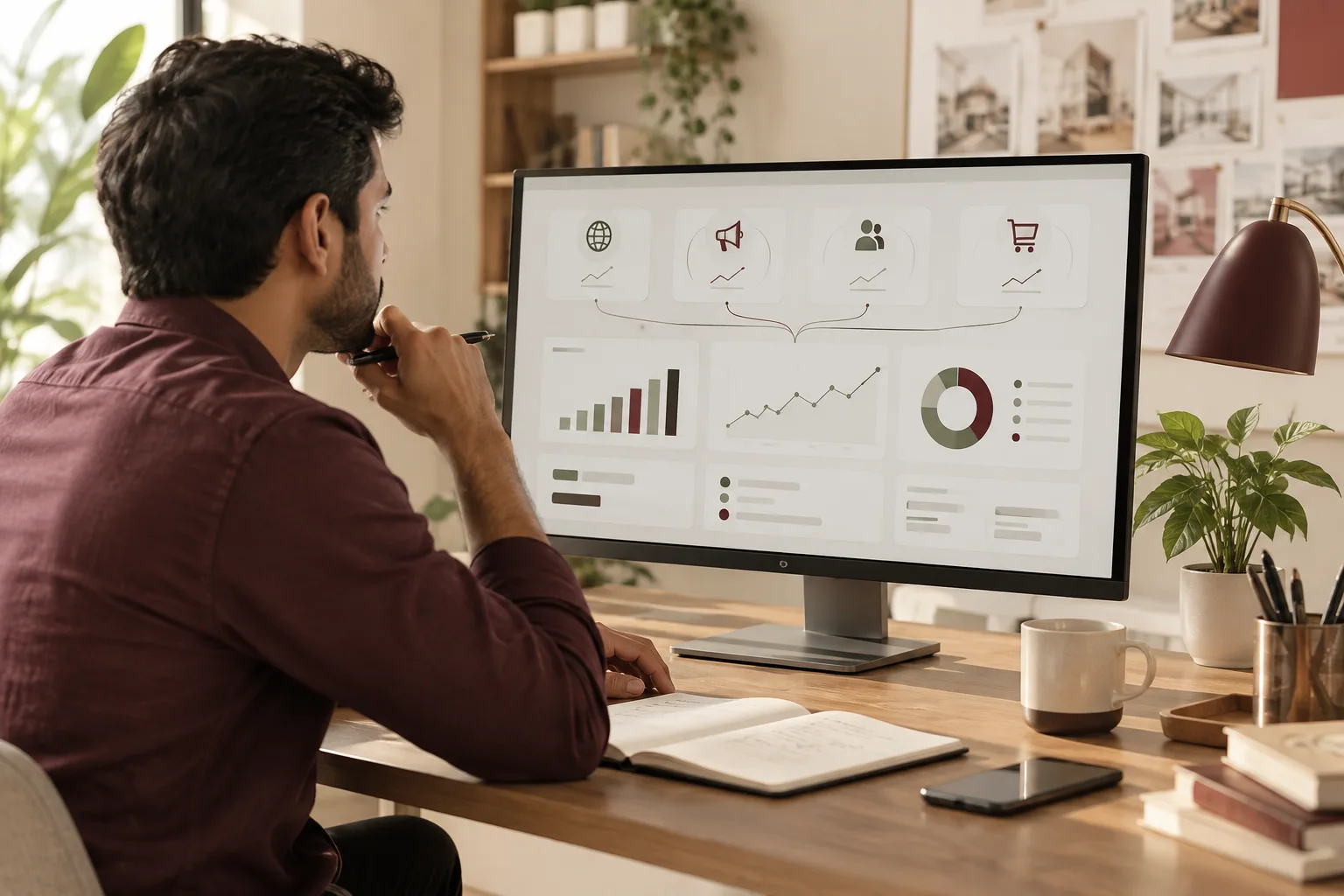 Editorial illustration for Marketing dashboard development