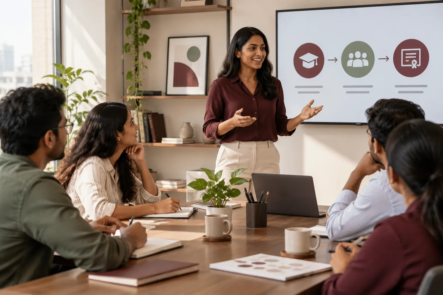 Editorial illustration for Partner enablement, training and certification