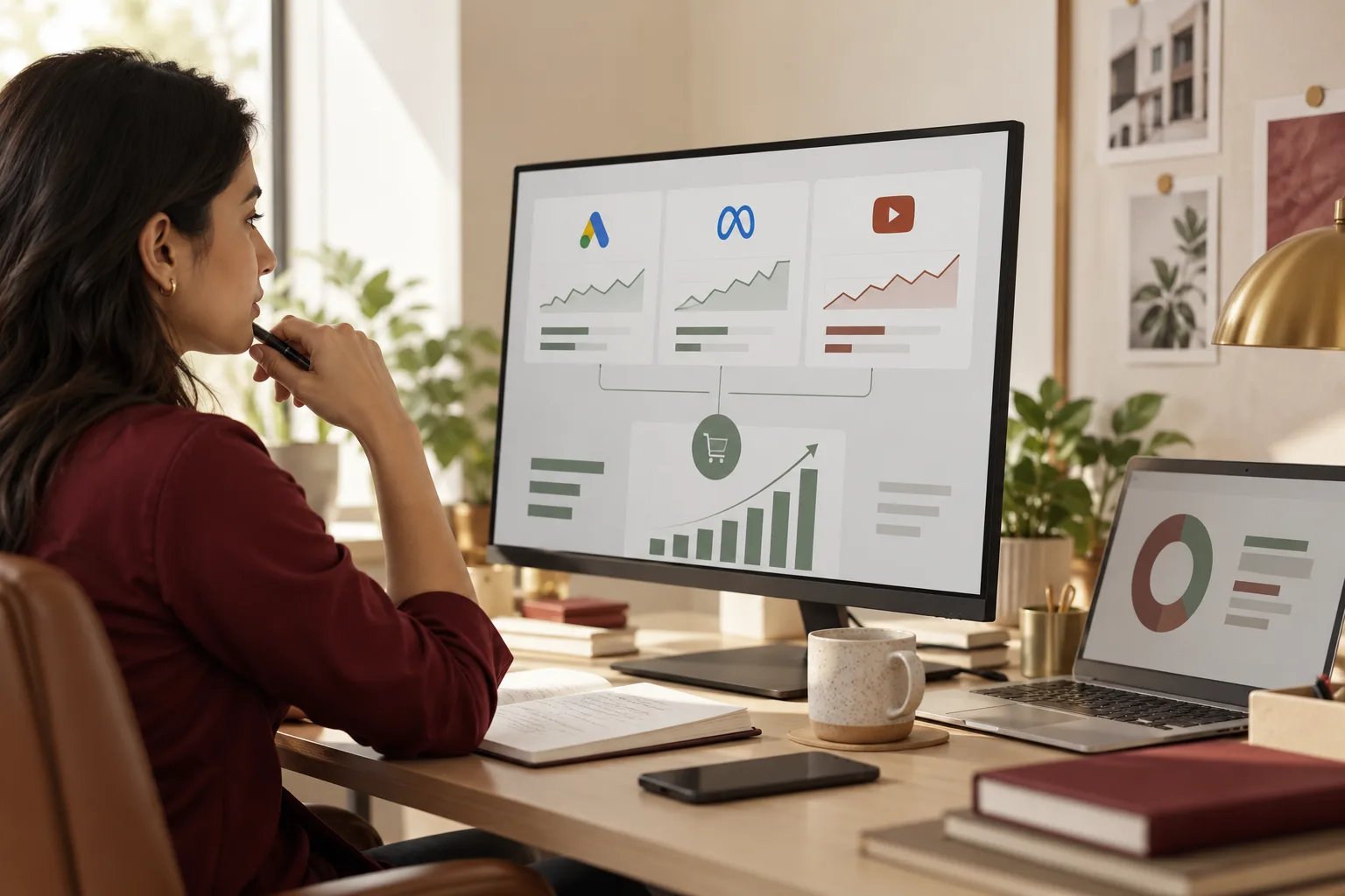 Editorial illustration for Performance marketing and PPC