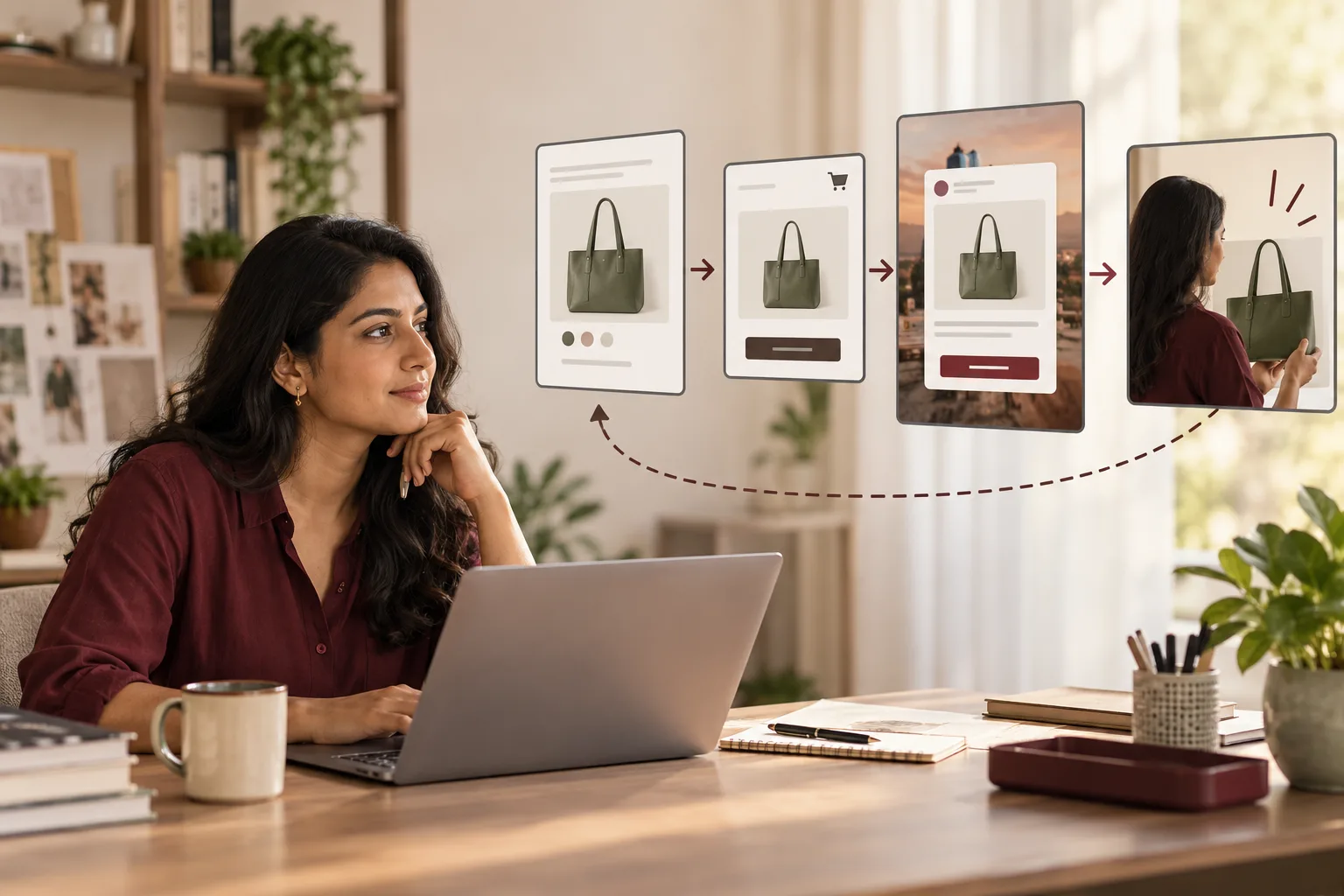 Editorial illustration for Retargeting and remarketing